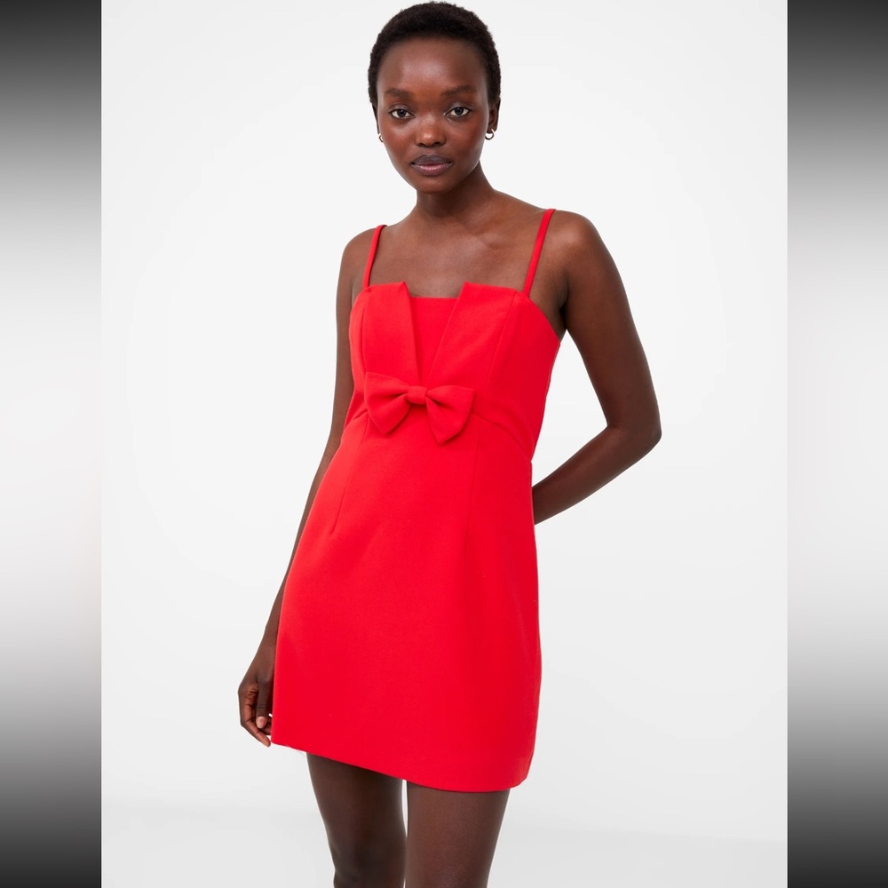 French Connection Whisper Bow Strappy Dress NWOT